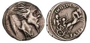 Picture of Vercingetorix coin—Saserna 48 BC. Copied from http://wildwinds.com/coins/sear5/s0418.html